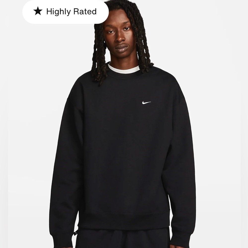 Men’s Black Nike crewneck